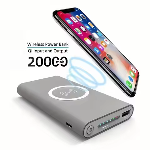 20000mAh Power Bank Ultra-Large Capacity Universal Wireless Fast Charging Power Bank Thin And Portab
