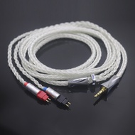 HiFi 16 Cores OCC Pure Silver Headphone Upgrade Cable For Sennheiser HD580 HD600 HD650 HD25 HD660S E
