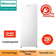 Hisense Upright Freezer ( 280L , R600a ) FV280N4AWNP
