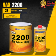 NIPPON PAINT สีรองพื้น กลบรอย NAX 2200 2K  PRIMER GREY