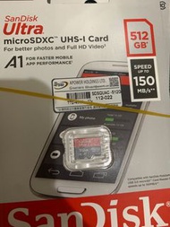 包平郵 Sandisk 512gb micro sd card 不議價