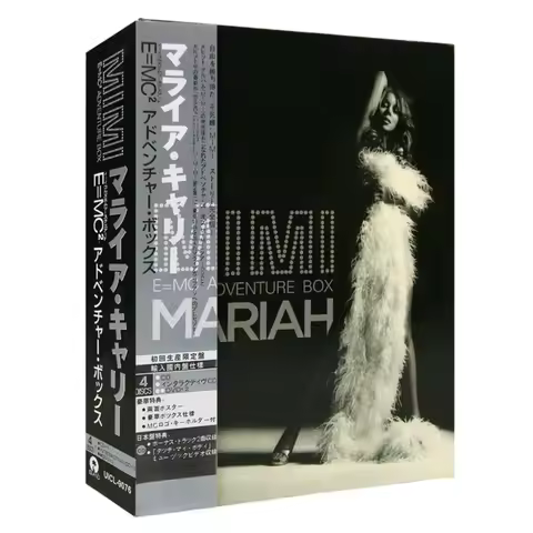 Mariah Carey E=MC² ADVENTURE BOX CD+DVD+Lyric Book - R&B Pop Hits & Visual Clips for Collection