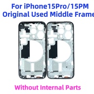 For iPhone 15/15Plus/15Pro/ProMax Original Pulled Middle Frame+Back Glass