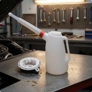 [kwbyle] SiaBiced Oil Dispensing Jug Dustproof Cap Long-Spout Oil Jug