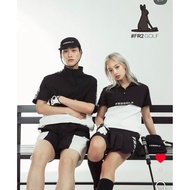 45M08 Japanese Order Co-Branded FR2 GOLF GOLF Men Women Loose Function Half Zipper Short Sleeve Wind