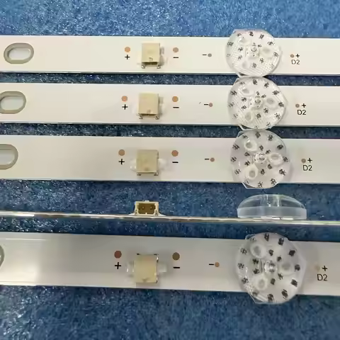 5pcs/set LED Strip for OK ODL 55950UC-TA Element E4AA55R LB-C550-G5N-U-C-9-12 SA55K78A11 BLAUPUNKT 5
