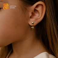 SBGM 10K Gold Heart Drop Earrings – Hypoallergenic, Tarnish-Resistant, Non-Fade, with