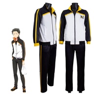 GN Re:Zero Natsuki Subaru Cosplay Jacket Pants Sportwear Anime Costume Man Casual Suits School Unifo