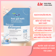 Túi nước giặt xả Matic hương Garden Of Fame 3.5Kg Lixco N7003 - Sạch khuẩn khử mùi kết hợp giặt xả 2