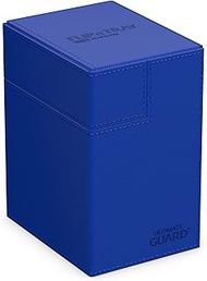 Ultimate Guard FlipnTray Xenoskin, 133+ Blue Solid Card Case Storage Box