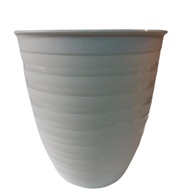 Tall Turquoise Wasp Flower Pot 151 White Diameter 15 CM Tall Plastic Flower Pot/
