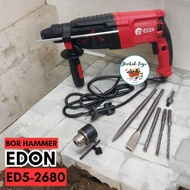 MESIN HAMMER EDON ED5-2680 Rotary Hammer Drill SDS Edon 2-26 ED5-2680 3-Function SDS plus Drilling M
