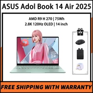 ASUS Adol Book 14 Air 2025 AMD R9 H 270 75Wh2.8K 120Hz OLED 14 inch ASUS Laptops