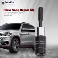 HUAIHAO 1Set Auto Glass Nano Repair Fluid Car Window Glass Crack Chip Repair Tool Kit A1I4