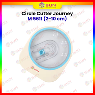 Circle Cutter SUN Journey 2-10cm – Pemotong Kertas Lingkaran untuk Sticker & Craft