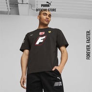 PUMA AUTO - เสื้อยืดผู้ชาย Scuderia Ferrari Race Garage Crew สีดำ - APP - 62112201