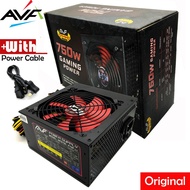 Official AVF Gaming Power 750W Power Supply with PCI-E 6pin & 8Pin - 750 Watt Psu