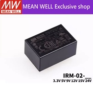 MEAN WELL IRM-02 IRM-02-3.3V5V9V12V15V24V AC/DC S  2W Single Output EncapsulatedType IRM-02 series