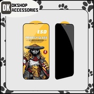 PANDA VKSHOP ESD Anti-Peeping Tempered Glass - Full Protection, Anti-Scratch