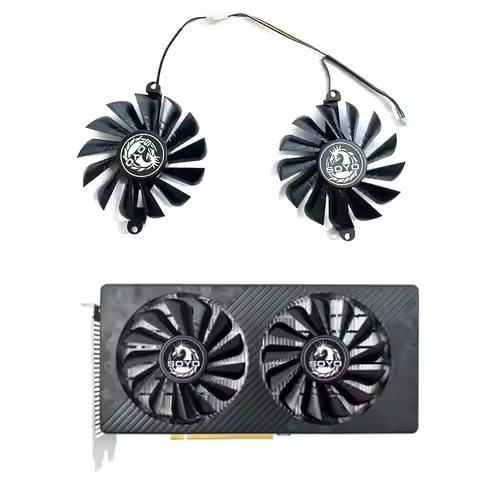 New 85MM 4PIN RX580 590 GPU Fan for SOYO RX580 2048SP Soyo New AMD Radeon RX590 8G Graphics Card Rep