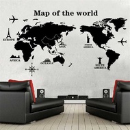 (100% ORIGINAL) COCOPLAY World Map Decoration Wall Sticker Wallpaper - AY9133
