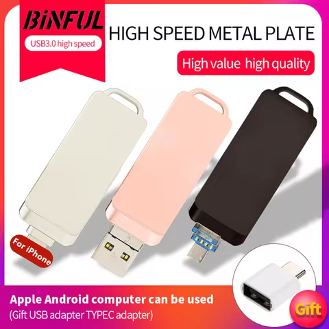 new 512GB for iphone ios OTG 256GB 128GB 64G 32G flash drive memory stick type c pendrive type-c USB