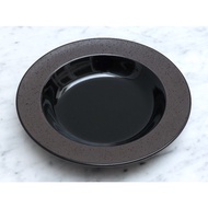 Ceramic Pasta Bowl Soup Plate Cafemie - Ceramic Pasta Bowl Soup Plate MIDNIGHT