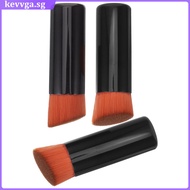 3 Pcs Portable Blush Brush Foundation for Powder Makeup Cosmetics Cream Detail Brushes  kevvga