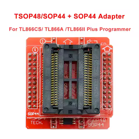 SOP44 Adapter + TSOP48/SOP44 V3 Board for TL866CS / TL866A/ TL866II Plus universal programmer usb on