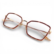 成色極佳 ▲ DITA DTX196 BEHCKA 鈦金方形眼鏡 玫瑰金ブラウンDemi 55⬜︎18 145 日本製造 女士