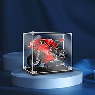 Acrylic Display case with Screw for Lego® Ducati Panigale V4 s Motorcycle 42202(Lego Set is not Incl