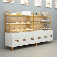 Display Cabinet Side Cabinet Bakery Shop Bakery Cabinet Small Multi-layer Shelf Supermarket Snack Bi