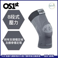 OS1st - KS8 美國可調節階段式壓力臏骨穩定護膝套 - 一隻裝 (細碼)