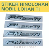 STICKER FOR HINOLOHAN TI STICKER "FG 235 TI " STICKER " FL 260 TI " STICKER " FM 320 TI " STICKER "F