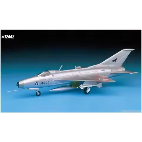 Academy model 12442 1/72 MiG-21 Fishbed Fighter assembly diy toys Model Kit