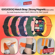 GOOJODOQ Watch Strap, Strong Magnetic 22mm 20mm, High Quality Fine Silicone (for smartwatch FB047, F