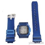 transparent watch ✕℡ORIGINAL FIT G-5600E/GWM-5610/GLX5600 CASIO G-SHOCK BEZEL AND BAND. METALLIC BLU