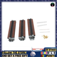 sinhopsa DIN Rail Terminal Kit 3 Pcs Flame Retardant Wire Connector with 6 Marker Strips for 28-12AW