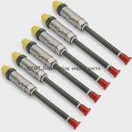 6Pcs Fuel Injectors 4W7017 For Caterpillar Cat 3306 3406 3406B 3406C 3412 3408 3408B 3408C SR4 Engin
