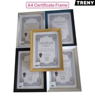 A4 Certificate Frame Home Decor Photo Cert Frame A4 Frame Sijil Gambar
