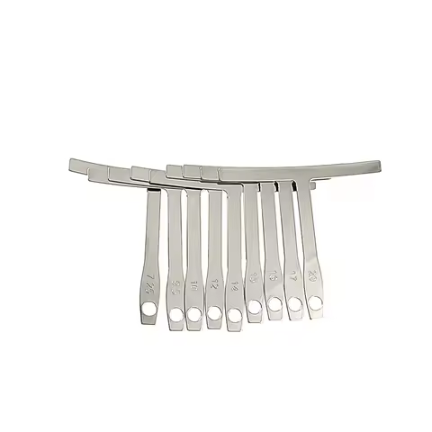 9 Pcs Guitar Radius Gauge Under String Radius Gauge String Gauges Luthier Tools for Guitar Fretboard