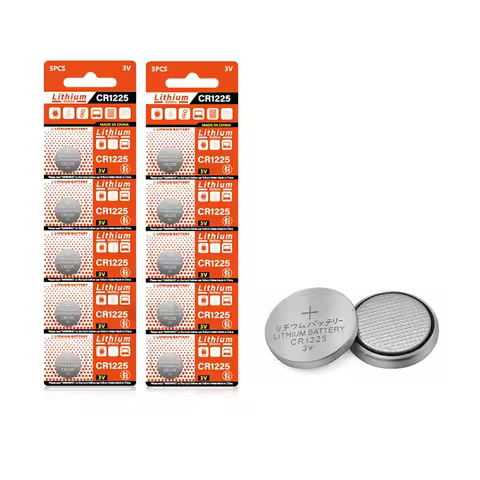 2PCS-10PCS 3V CR1225 Lithium Button Battery BR1225 LM1225 DL1225 CR 1225 ER1225GP Coin Cell Watch Ba