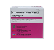 PRONERV Pronerv 100mg/ 200mg/ 200mcg 20 Softgel Capsule