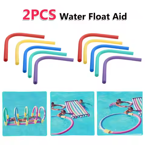 2Pcs Popular Swimming Swim Pool Noodle Water Float Aid Noodles Foam Float for Children Over 5 Years 