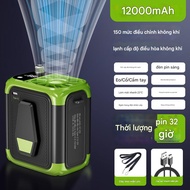 Quạt điều hòa đeo hôngQuạt gài lưng kiêm(mẫu mới) Sạc dự phòng đa năng Quạt đeo cổ cầm tay đeo thắt