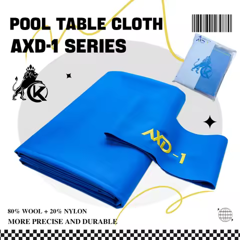 KONLLEN 9FT Pool Table Felt with 6 Cloth Strips Pre Cut Felt Australian wool Billiard Table Cloth fo