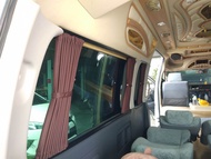 ผ้าม่านรถตู้ผ้าพร้อมราง รถตู้ commuter ปี2005-2018