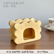 Sarang hamster emas seramik hiasan akuarium tempat persembunyian untuk hamster.