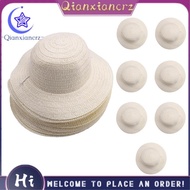20 Pcs DIY Straw Hat Set Beach Summer Work Farmer Hats for Men Women Kids Cowboy Birthday Party Deco