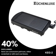 COD Kuchenluxe Bodega Sale KEG-2 Electric Griller CLASS B1 Reversible Griller 2in1 Non-stick Adjustable